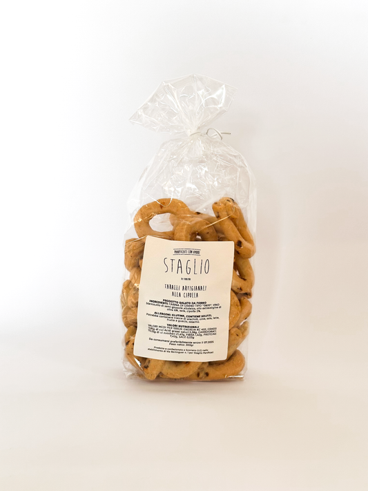 Taralli artigianali cipolla 300g